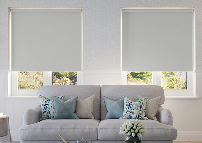 Orion (Blackout), Light Grey - Twist&Fit Roller Blind - Image 3
